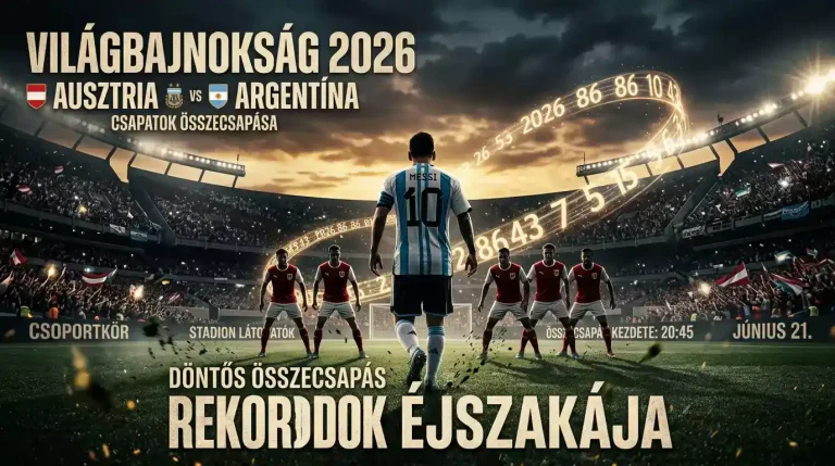 Ausztria – Argentína VB 2026 — a szomszéd meccse és Messi rekordja