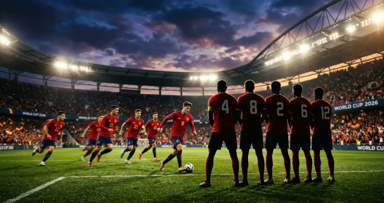 Spanyolország – Ausztria VB 2026 — a szomszéd a 16 közé jutásért