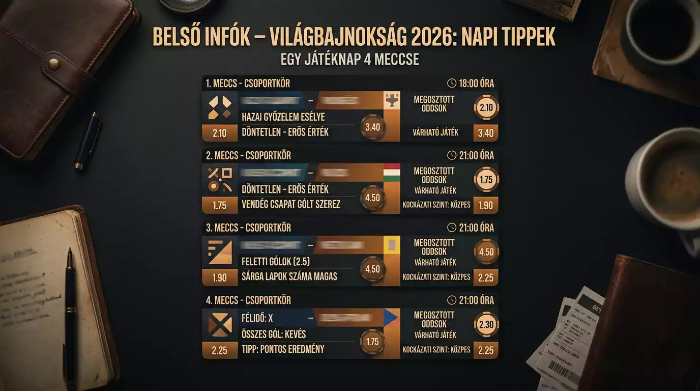 A június 22-i vb-meccsek áttekintése szorzókkal