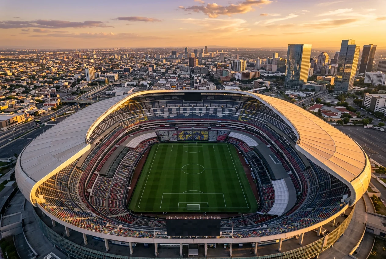 A 2026-os labdarúgó-világbajnokság 16 stadionja az Egyesült Államokban, Mexikóban és Kanadában